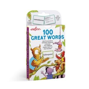 eeBoo: 100 Great Words Vocabulary Flash Cards